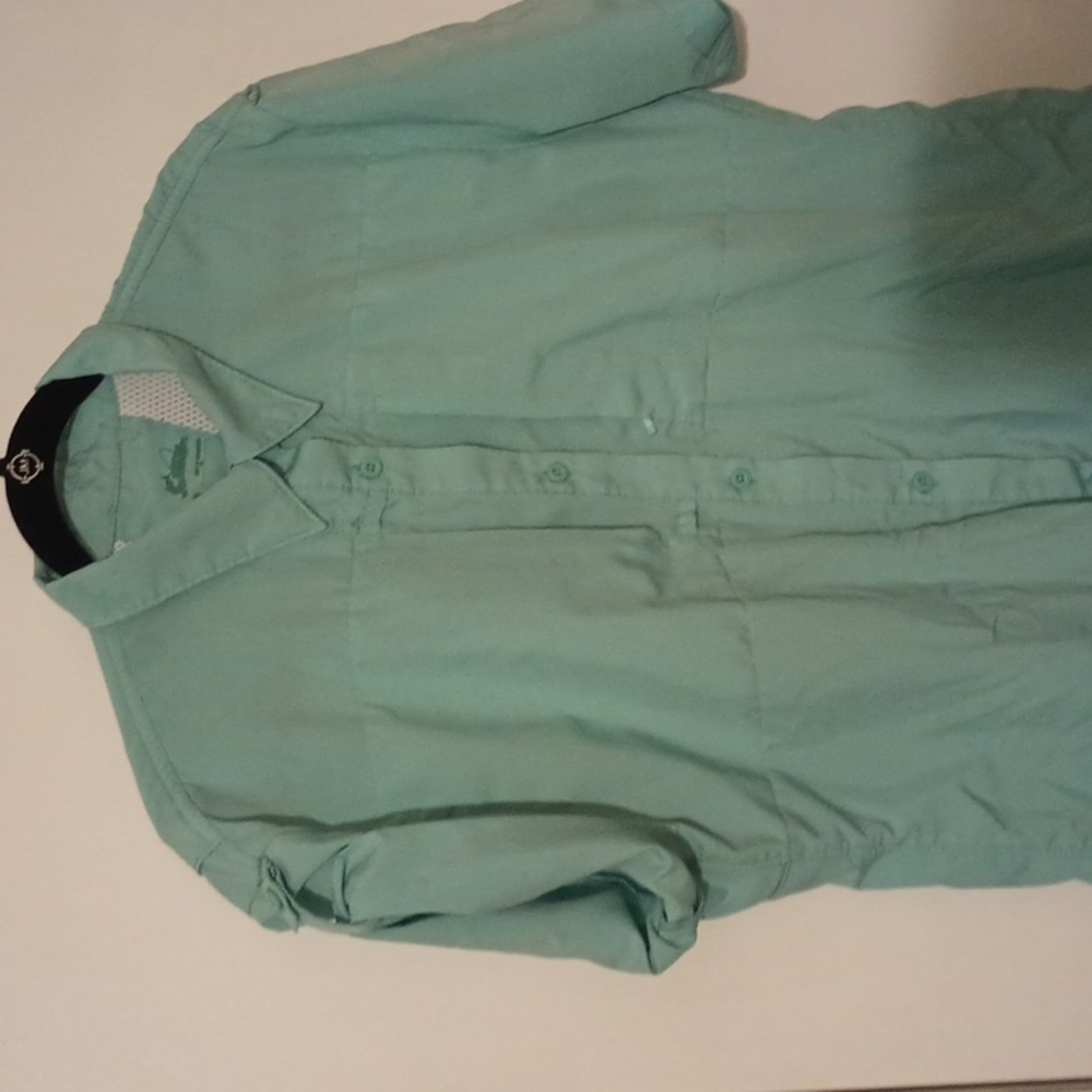 XLWomen Fishing/Outdoor Shirt With Zipper Pockets Sleeves Can Be Worn Up Or Down
